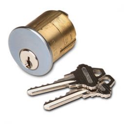 Mortise Key Cylinder, 6 Pin, 1.125 inch