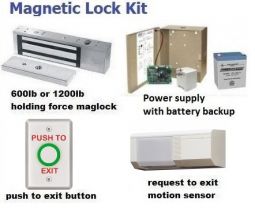 Gym Assistant Single Door Magnetic Lock Kit