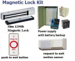 Gym Assistant, Door Magnetic Lock Kit for Storefronts