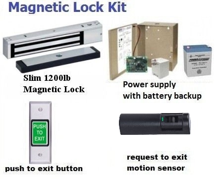 GM, Door Magnetic Lock Kit for Storefront Doors: Maglocks