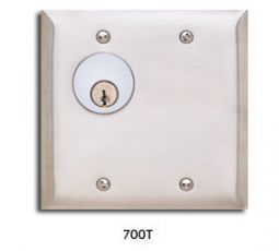 SDC 700 Series Double Gang Mount Stainless Steel Key Switch