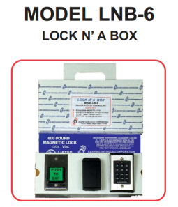 Alarm Controls LNB-6 600lb LOCK-N-A-BOX Kit Indoor Use